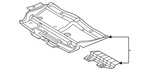Genuine Ford Floor Pan Splash Shield Hl3z-7222-f. Fixed Price $78.74.