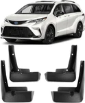 Genuine Full Set Splash Guards Mud Flaps Fender For 2021-2026 Toyota Sienna. Fixed Price $24.99.