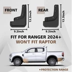 Muslogy Mud Flaps/splash Guards Compatible With Ranger 2024 2025 *hurry Buy Now*. Fixed Price $23.67.