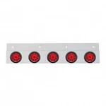United Pacific 63718 Mud Flap Hanger Plate, Top, Stainless, With Five 9. Fixed Price $105.42.
