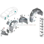 Genuine Bmw 51718060035 - Lower Left Cover. Fixed Price $111.70.