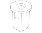 Genuine Bmw Rear Fender Liner Nut 07-14-6-976-114. Fixed Price $7.66.