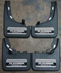 Nissan Titan Platinum Reserve Mud Flaps Set. Fixed Price $250.00.