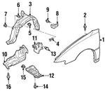 Genuine Ford Fender Splash Shield F7cz-16102-aa. Fixed Price $13.06.