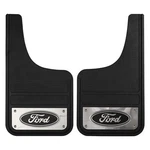 Plasticolor 001837r01 Ford Oval Chrome Plated Heavy-duty Black Front 12 X 22 Mud. Fixed Price $167.96.