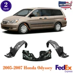 Front Fender Liners Set + Engine Under Cover For 2005-2007 Honda Odyssey. Fixed Price $95.71.