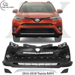 Front Bumper Cover Fascia & Headlight Assembly Kit For 2016-2018 Toyota Rav4. Fixed Price $1176.00.