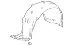 Genuine Honda Fender Splash Shield 74150-tva-a00. Fixed Price $191.98.