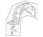 Genuine Honda Fender Splash Shield 74151-tba-a00. Fixed Price $103.88.