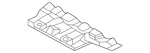 Genuine Ford Engine Oil Drain Plug Access Cover Ml3z-5d032-a. Fixed Price $53.38.