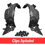 Front Driver & Passenger Side Fender Liner Set W/ Clips For 2011-2016 Honda Cr-z. Fixed Price $49.39.