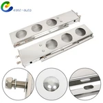 2-1/2" Bolt Spacing 30" Chrome Mud Flap Hanger For Semi Trucks 4" Light Cutouts. Fixed Price $72.66.