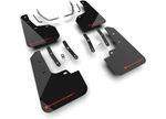 Rally Armor For 25-c Tucson Hev/n Line Front & Rear Black Mud Flaps W/red Logo. Fixed Price $197.95.