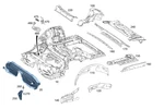 Genuine Mercedes-benz Cover Rear-end Floor 213-693-33-00-64. Fixed Price $105.41.