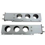 Stainless Steel Mud Flap Hanger & Light Cutout Spring Loaded 2.5" Bolt Pattern. Fixed Price $128.10.