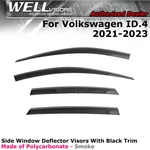 Wellvisors For 2021-2026 Volkswagen Id.4 Window Visors Black Trim Wind Deflector. Fixed Price $96.99.