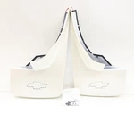 New Oem Gm Rear Molded Splash Guards White Diamond 22902405 Silverado 1500 14-15. Fixed Price $74.15.