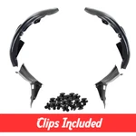 Front Fender Liner Sections Set W/ Clips For 2005-2010 Volkswagen Jetta Sedan. Fixed Price $67.96.