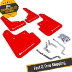 Rally Armor Mf31-ur-rd/wh Red Ur Mud Flaps W/ White Logo For 2014-2018 Mazda3. Fixed Price $152.00.
