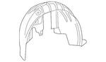 Genuine Volkswagen Wheelhouse Liner 5nl-810-972-a. Fixed Price $175.41.