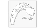 Genuine Acura Quarter Panel Splash Shield 74556-tz5-a10. Fixed Price $165.47.