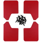 Zimisi 4pcs Universal Car Mud Flaps, Bendable Splash 15.11 11.49 Inch, Red. Fixed Price $26.26.
