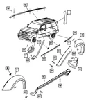 Genuine Mopar Splash Guard Left 1dx11rxfaa. Fixed Price $11.06.