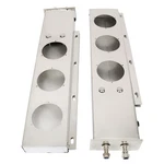 Mud Flap Hanger 30" Stainless Steel W/ Light Cutouts Spring Loaded 2 1/2 Patter. Fixed Price $68.50.