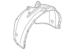 Genuine Audi Fender Liner 89a-821-171-c. Fixed Price $105.14.