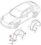 Genuine Porsche Panamera Wheel Housing Liner Left Front 97050412326. Fixed Price $150.24.