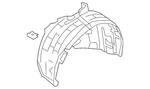 Genuine Audi Fender Splash Shield 4ke-821-171-c. Fixed Price $181.87.