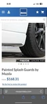 Mazda Mx-5 Rf Nd Targa Splash Guards Front And Rear 2016-2025, White. Fixed Price $120.00.