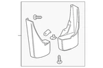 Genuine Gm Mud Flap Kit 22902391. Fixed Price $94.88.