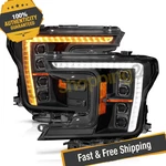 Anzo Usa 111588x Full Led Projector Headlights For 2018-2020 Ford F-150. Fixed Price $1301.51.