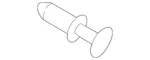 Genuine Ford Rocker Panel Molding Rivet W718365-s300. Fixed Price $3.00.