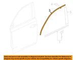 Honda Oem 14-20 Mdx Front Door Exterior Trim-window Molding 72425tz5a01. Fixed Price $93.71.