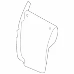 Oem New 02-05 Ford Explorer Front Right Fender Liner Splash Shield 4l2z-16d072-b. Fixed Price $55.90.