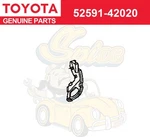 52591-42020 Toyota Genuine Seal, Rear Bumper Side, Rh. Fixed Price $19.00.
