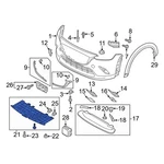 For Mazda Cx-3 2016-2021 Dh4j5611y Front Bumper Splash Shield. Fixed Price $35.96.