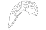 Genuine Jaguar Wheelhouse Liner J9c29577. Fixed Price $180.42.
