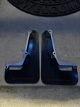 08-14 Subaru Wrx Pair Front Rally Armor Mud Flaps Red Logo With Mount Bracket. Fixed Price $40.00.