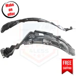 Front Splash Shield Ho1249102 Ho1248102 Set Of 2 For 1992-1995 Honda Civic. Fixed Price $47.99.