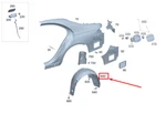 Mercedes-benz S W223 Wheel Arch Trim Panel Rear Right A2236901808. Fixed Price $184.11.
