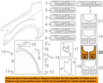 Ford Oem 15-20 F-150 Fender Exterior Trim-mud Guard Vhl3z16a550l. Fixed Price $301.28.