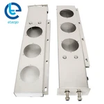 30" Chrome Mud Flap Hanger 2-1/2" Bolt Spacing For Semi Trucks 4" Light Cutouts. Fixed Price $71.99.