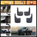 Heavy Duty Mud Flaps For 2019-2026 Chevy Silverado 1500, No Drill, 4 Pcs Set. Fixed Price $71.99.