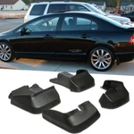 Front Rear 4 Pieces Mud Splash Guard Flaps Set For 06-11 Honda Civic 4dr Sedan. Fixed Price $31.99.