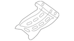 Genuine Nissan Skid Plate 50842-9bv0a. Fixed Price $110.21.
