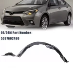 Front Lh Driver Side Fender Liner Splash Shield For 2014-16 Toyota Corolla Sedan. Fixed Price $26.00.