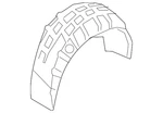 Genuine Volkswagen Wheelhouse Liner 5g9-810-972-c. Fixed Price $201.04.
